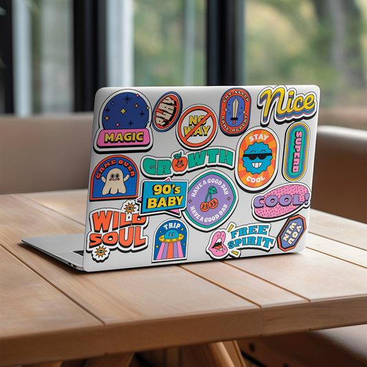 Laptop stickers