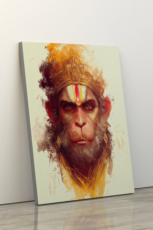 Divine Hanuman Ji Canvas Print